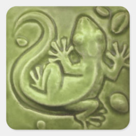 Little Lizard Tile Vierkante Sticker