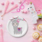 Little Llama Alpaca Party Borden Papieren Bordje (Feest)