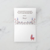 Little llama Bunny Baby shower Wild bedankt (Binnen)