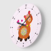 Little Llama Grote Klok (Hoek)