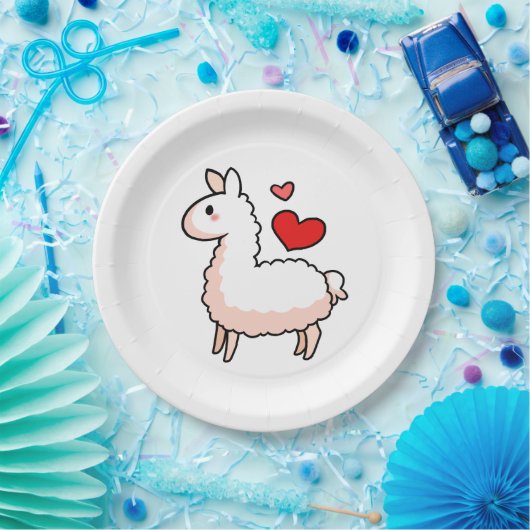 Little Llama Papieren Bordje (Feest)