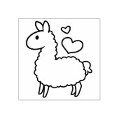 Little Llama Rubberstempel (Afrduk)