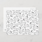 Little Llama Silhouette Madness Briefkaart (Voorkant / Achterkant)