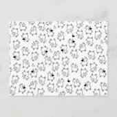 Little Llama Silhouette Madness Briefkaart (Voorkant)