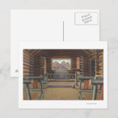 Little Log Church in het Uitzicht Snake River Briefkaart (Voorkant / Achterkant)