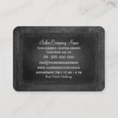 Little London Double Scissors Round hairstylist Visitekaartje (Achterkant)