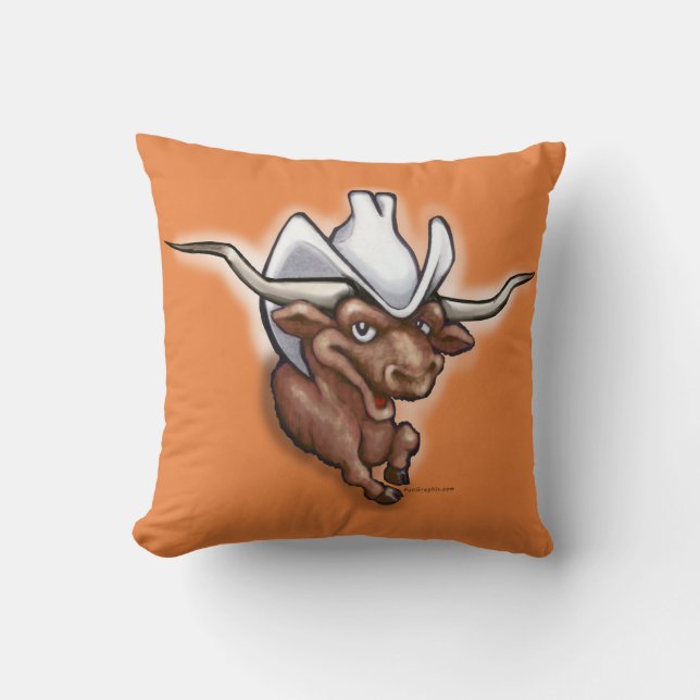 Little Longhorn Kussen (Voorkant)