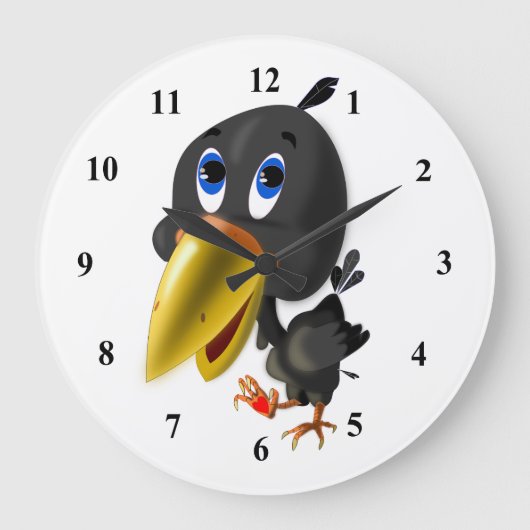 Little Love Bird Grote Klok (Voorkant)