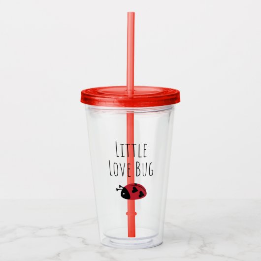 Little Love Bug - Acryl Drinkbeker (Voorkant)