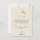 Little Love Bug  Baby shower Bedankt (Achterkant)