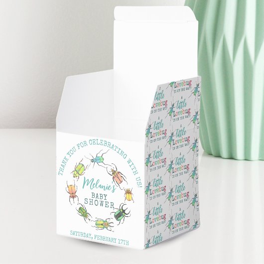 Little Love Bug Baby shower Favor Box Bedankdoosjes