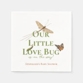 Little Love Bug Baby shower Gender Neutral Servet (Voorkant)
