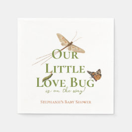 Little Love Bug Baby shower Gender Neutral Servet