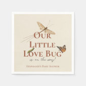 Little Love Bug Baby shower Gender Neutral Servet (Voorkant)