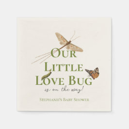 Little Love Bug Baby shower Gender Neutral Servet