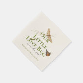 Little Love Bug Baby shower Gender Neutral Servet (Hoek)