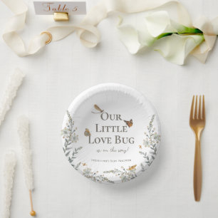 Little Love Bug Baby Shower Geslacht Neutraal Papieren Kommen
