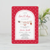 Little Love Bug Baby Shower Kaart (Staand voorkant)