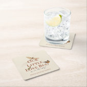 Little Love Bug Baby shower Kartonnen Onderzetters (Insitu)