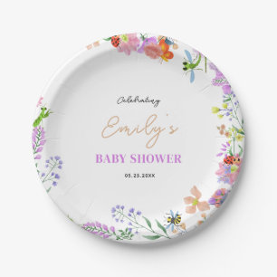 Little Love Bug Baby Shower Papieren Bordje
