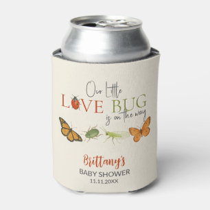Little Love Bug Baby shower Sticker Blikjeskoeler