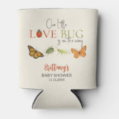 Little Love Bug Baby shower Sticker Blikjeskoeler (Voorkant)