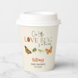 Little Love Bug Baby shower Sticker Papieren Bekers