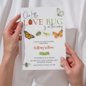 Little Love Bug Baby Shower Vlinder Kaart