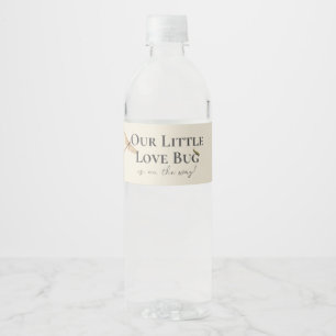 Little Love Bug Baby shower Waterfles Etiket