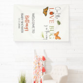 Little Love Bug Baby Shower Welkom Spandoek (Insitu)