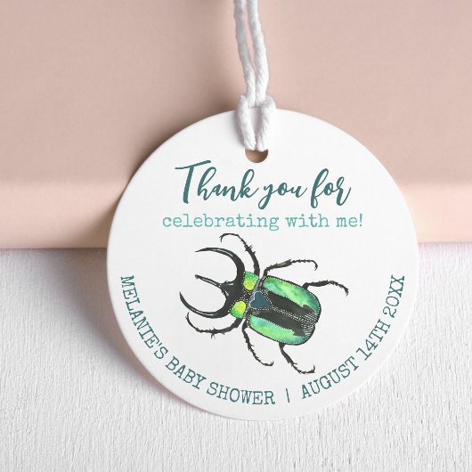 Little Love Bug Bedankt Baby shower Favor Bedankjes Labels