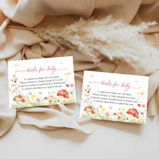 Little Love Bug Bloemen Boeken voor Baby Informatiekaartje