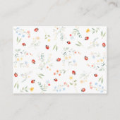 Little Love Bug Bloemen Boeken voor Baby Informatiekaartje (Achterkant)