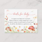 Little Love Bug Bloemen Boeken voor Baby Informatiekaartje (Voorkant)