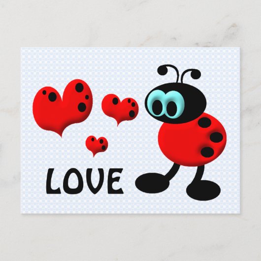 Little Love Bug Briefkaart (Voorkant)