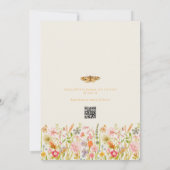 Little Love Bug Butterfly Boho Baby shower Kaart (Achterkant)