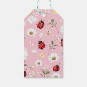 Little Love Bug Daisy Birthday Party Thank You Cadeaulabel (Achterkant)