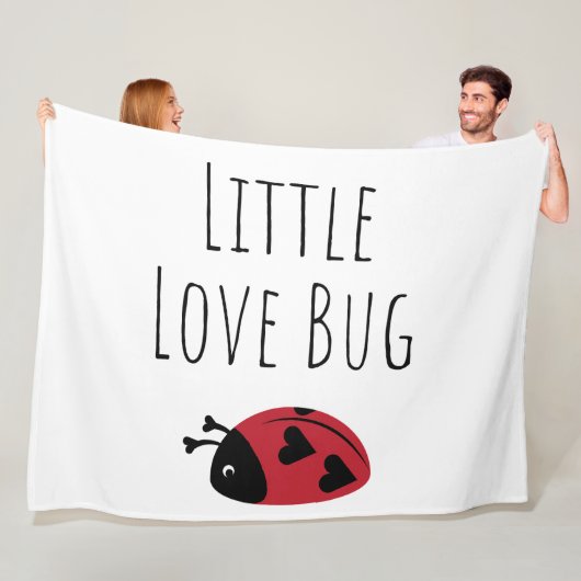 Little Love Bug - Fleece Deken (In situ)