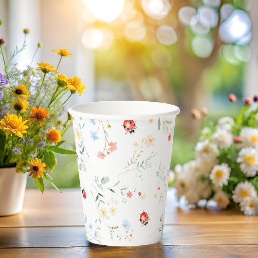 Little Love Bug Garden Baby shower Baby shower Papieren Bekers