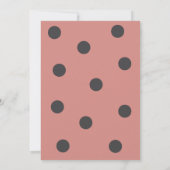 Little Love Bug is op de weg meisje Baby shower Kaart (Achterkant)