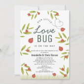 Little Love Bug Ladybug Baby shower by Mail Kaart (Voorkant)