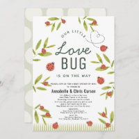 Little Love Bug Ladybug Baby shower by Mail