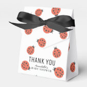Little Love Bug Ladybug Baby shower Favor Box Bedankdoosjes (Voorkant Zijde)