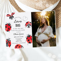Little Love Bug Ladybug Baby shower Foto