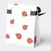 Little Love Bug Ladybug Birthday Favor Box Bedankdoosjes (Achterkant)