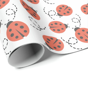 Little Love Bug Ladybug Cadeaupapier