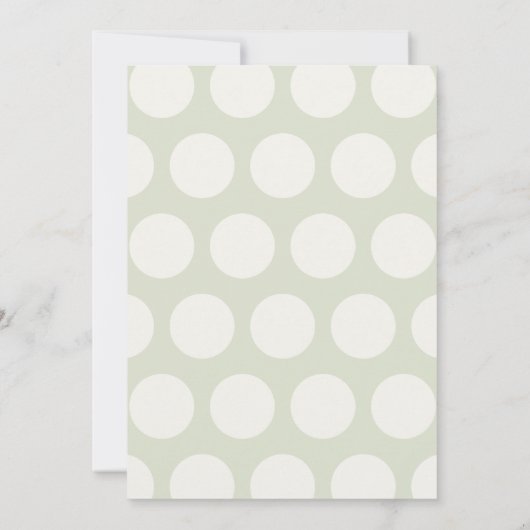 Little Love Bug Ladybug Drive-by Baby shower Kaart (Achterkant)