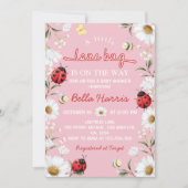 Little Love Bug Lieveheersbeestje Madeliefje Baby  Kaart (Voorkant)