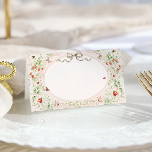 Little Love Bug Nature Place Card Plaatskaartje