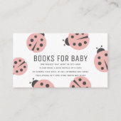 Little Love Bug Pink Ladybug Boeken voor Baby show Informatiekaartje (Voorkant)